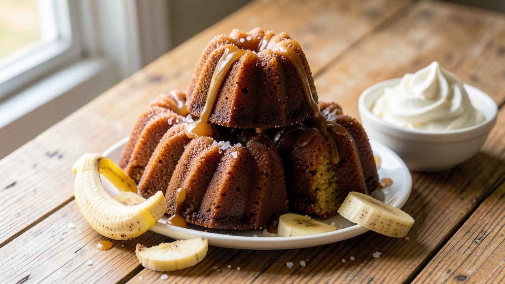 Banana Mini Bundt Cakes Recipe: Warm Spiced Swirls in Individual Servings
