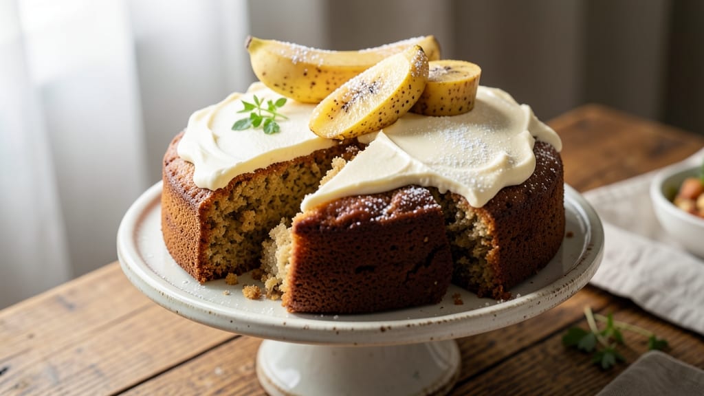 Nigella Lawson's Banana Cake Recipe: Spiced Rum Swirl and Buttery Streusel Crown