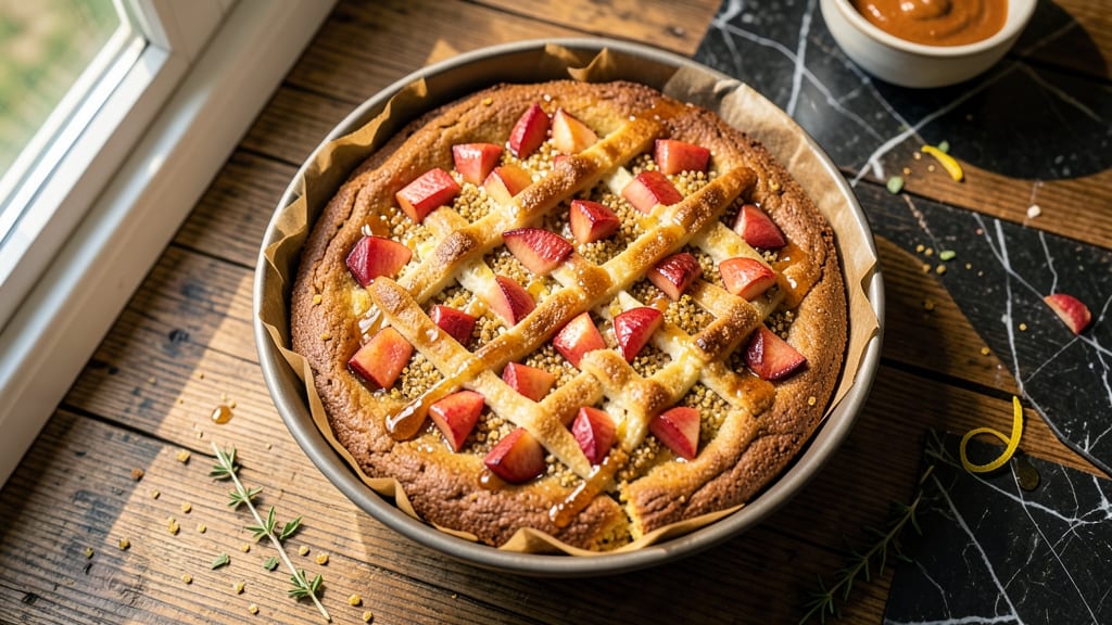 Apple Polenta Cake Recipe: Buttery Streusel Crown Over Spiced Apple Layers