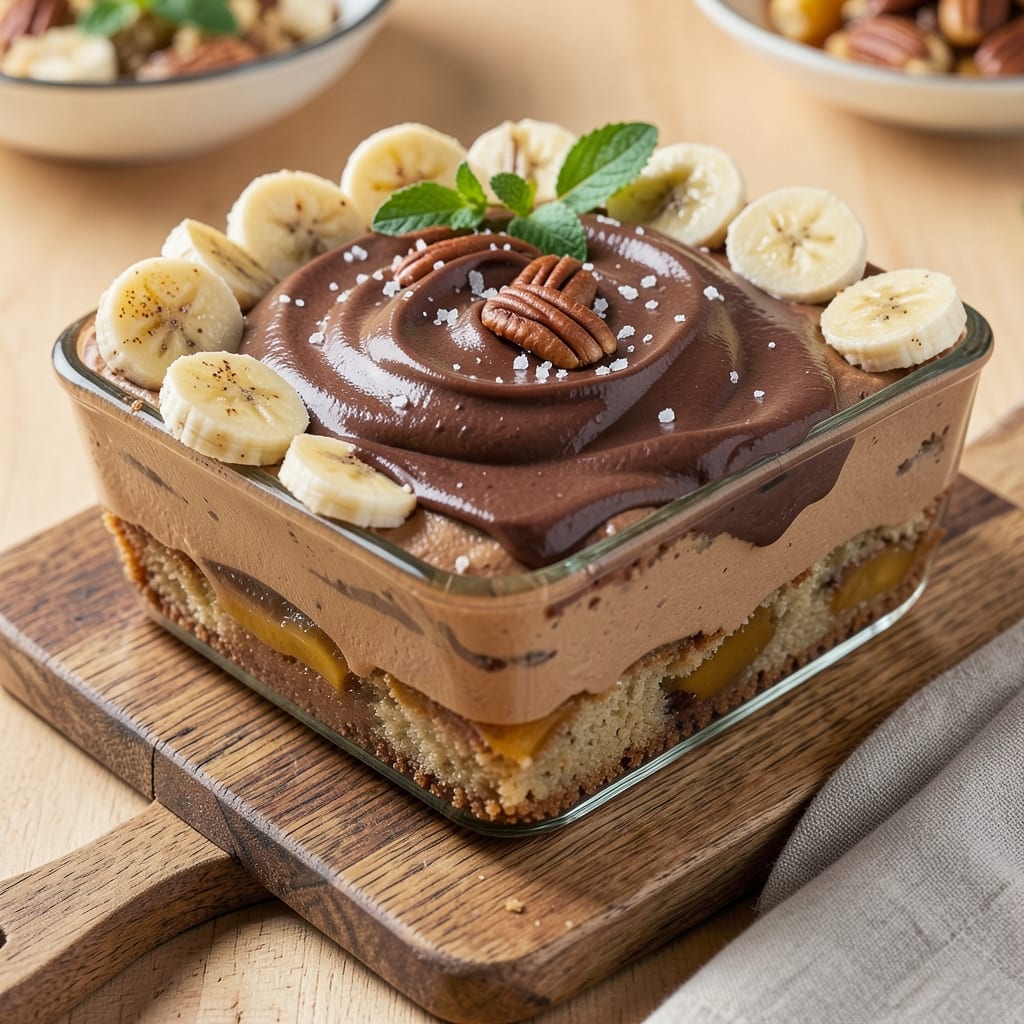 Banana Gooey Butter Cake Recipe: Fudgy Layers With Caramelized Banana Streusel
