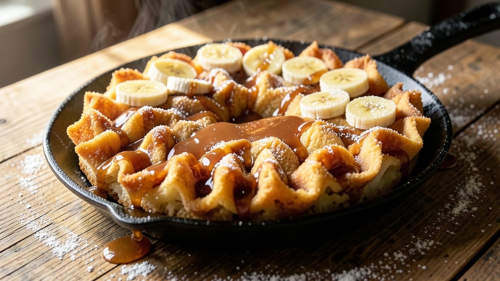 Banana Funnel Cake Recipe: Crispy Edges and Caramelized Banana Magic