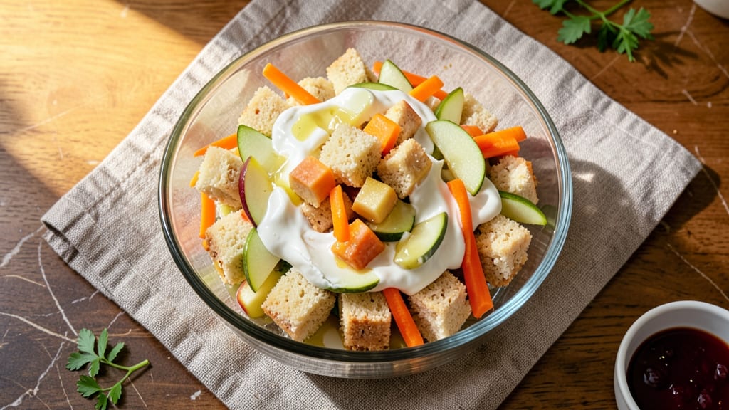 Apple Carrot Cake Salad Recipe: Crunchy Top Meets Sweet-Tart Layers