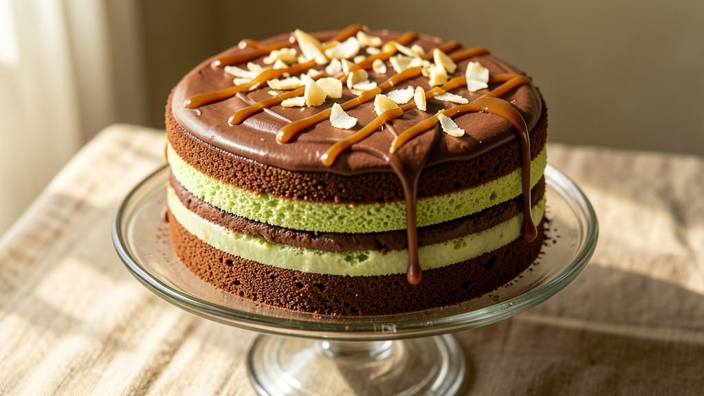 Asian Chocolate Cake Recipe: Moist Matcha Swirl With Black Sesame Frosting