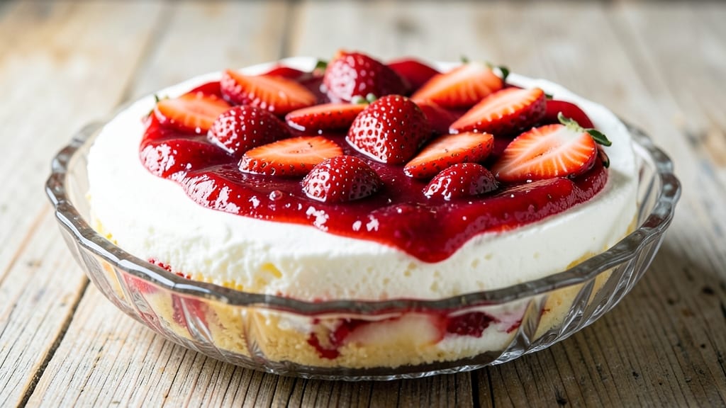 Angel Food Cake With Strawberry Pie Filling Recipe: Fluffy Cloud and Bursting Berries in One Bowl