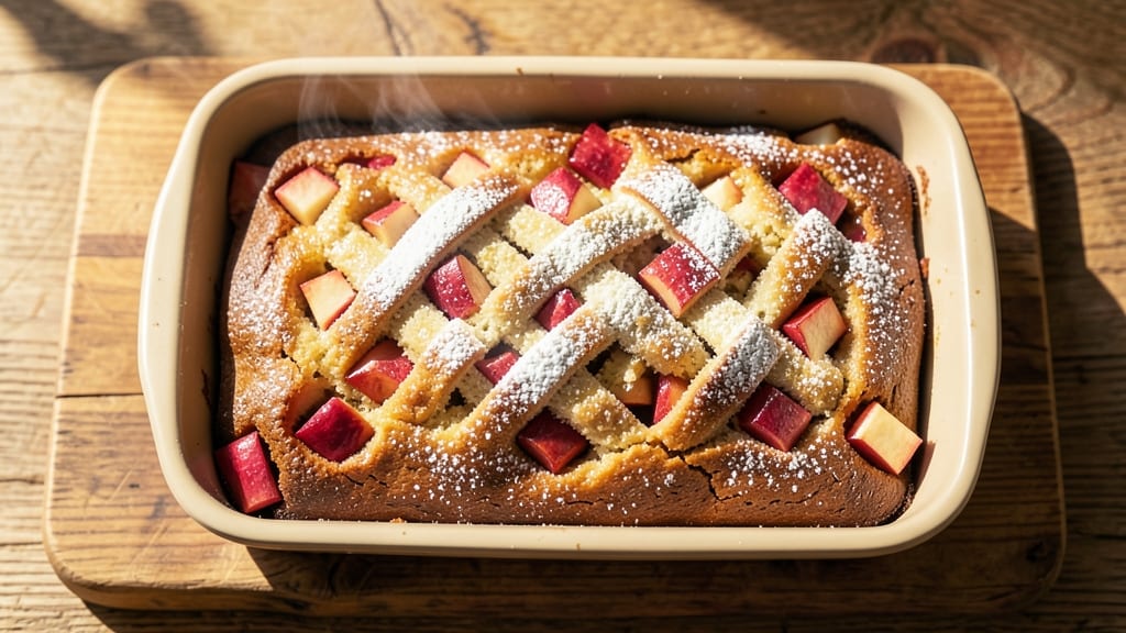Apple Loaf Cake Recipe With Oil: Buttery Streusel Crown Over Spiced Apple Layers