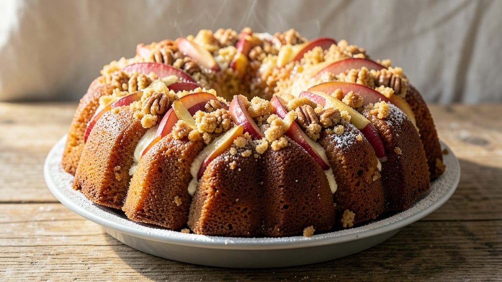 Apple Cinnamon Streusel Bundt Cake Recipe: Warm Spice and Nutty Crunch in Every Slice