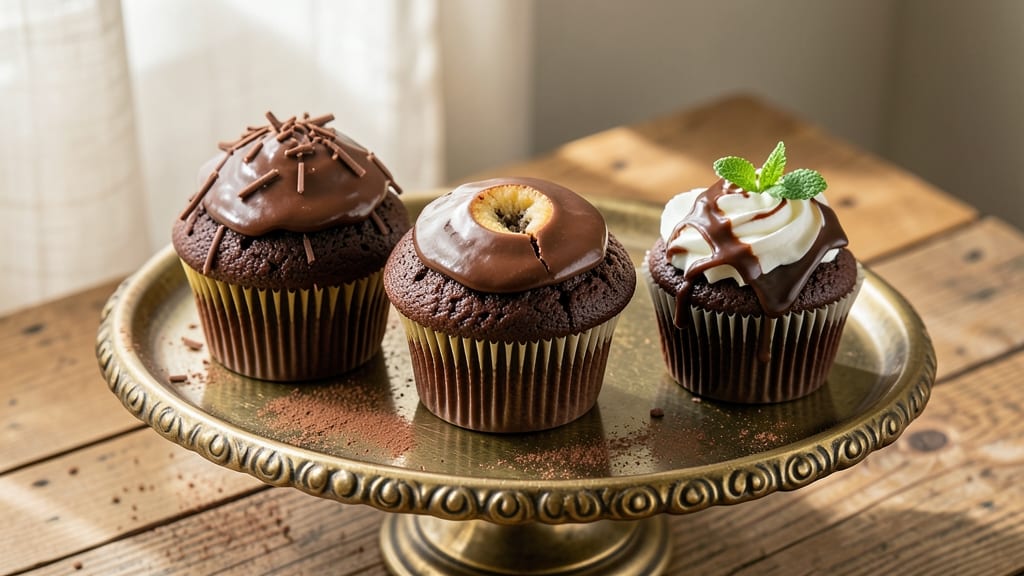 Bakery-Style Chocolate Cupcakes Recipe: Velvety Swirls and Crunchy Frosting Top