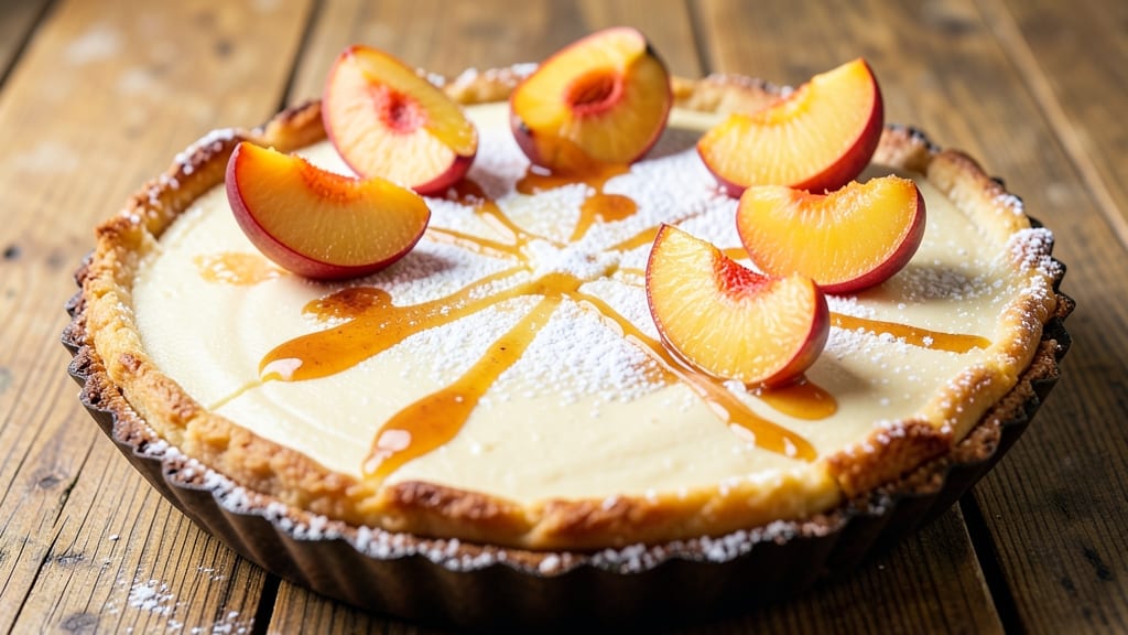 Baked Peach Cheesecake Recipe: Summer Fruit Swirl With No Crack Top