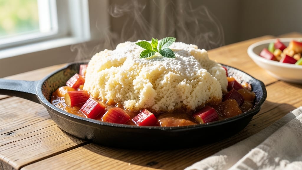 America's Test Kitchen Rhubarb Upside Down Cake Recipe: Tart-Sweet Balance With Crispy Top
