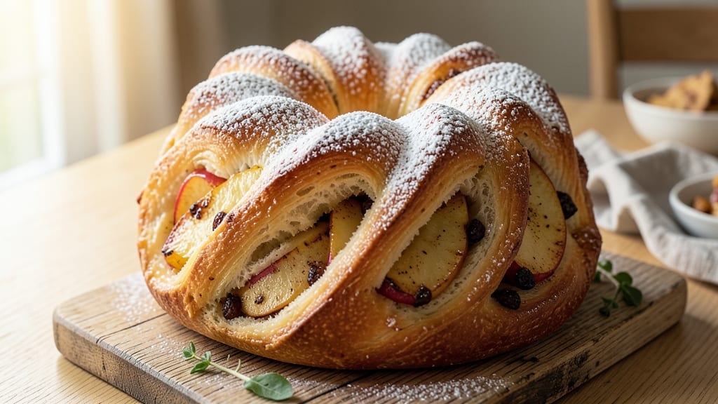 Apple Filled King Cake Recipe: Purple Crown Tradition With Hidden Treasure