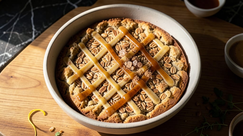 Baked Oats Cake Recipe: Warm Spice Crunch With Moist Oat Layers