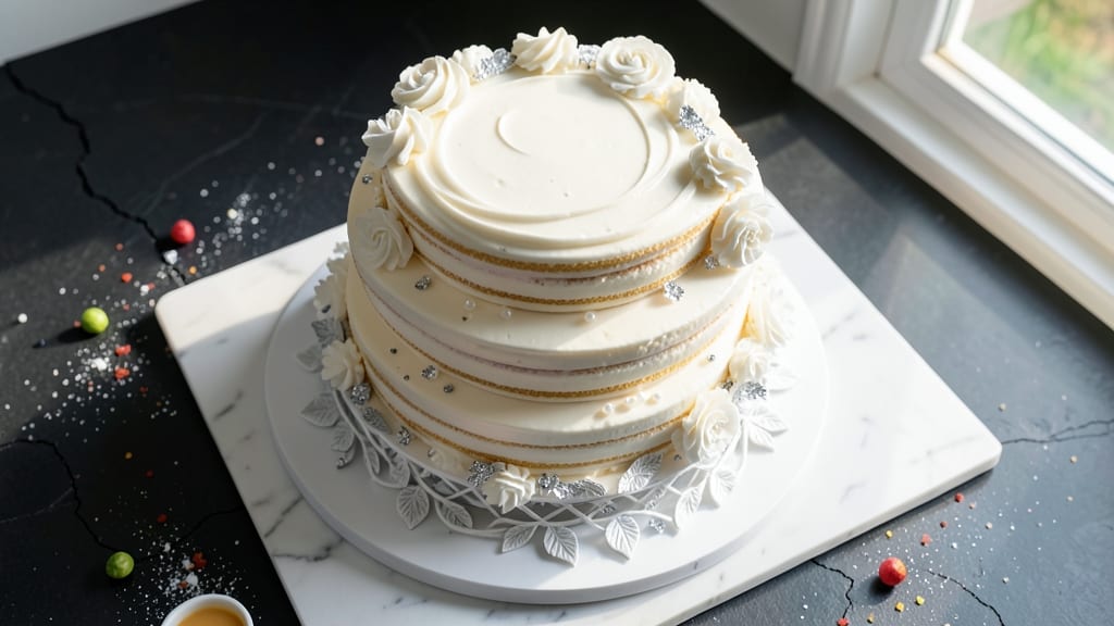 Bakery-Style White Wedding Cake Recipe: Tiered Elegance With Ultra-Stable Stems
