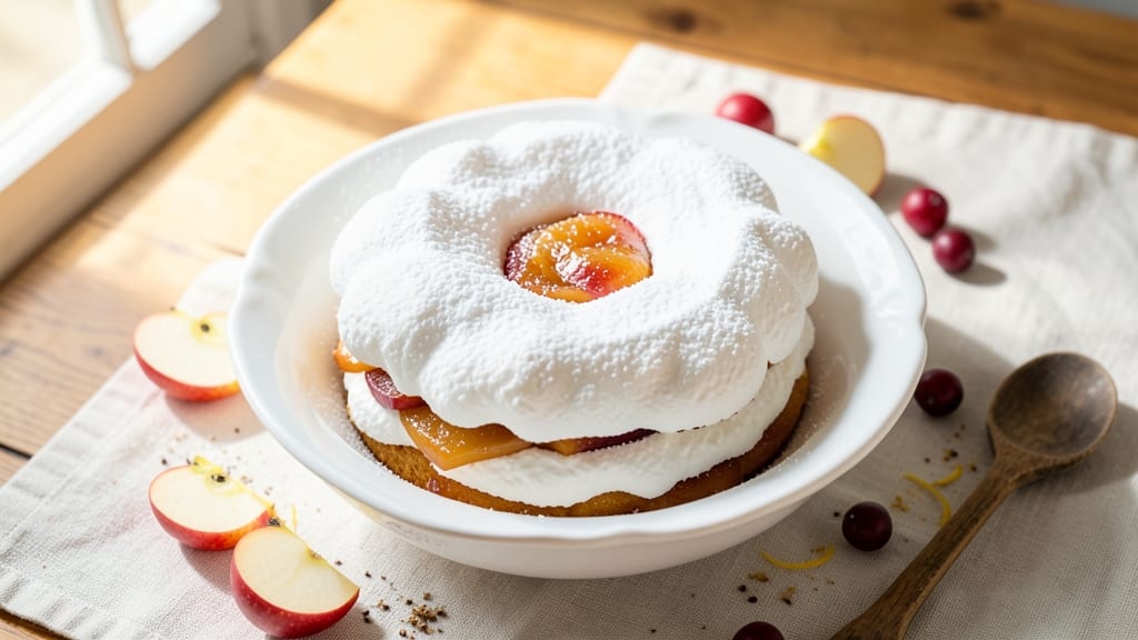 Apple Cloud Cake Recipe: Air-Puffed Layers With Secret Whipped Cream Trick