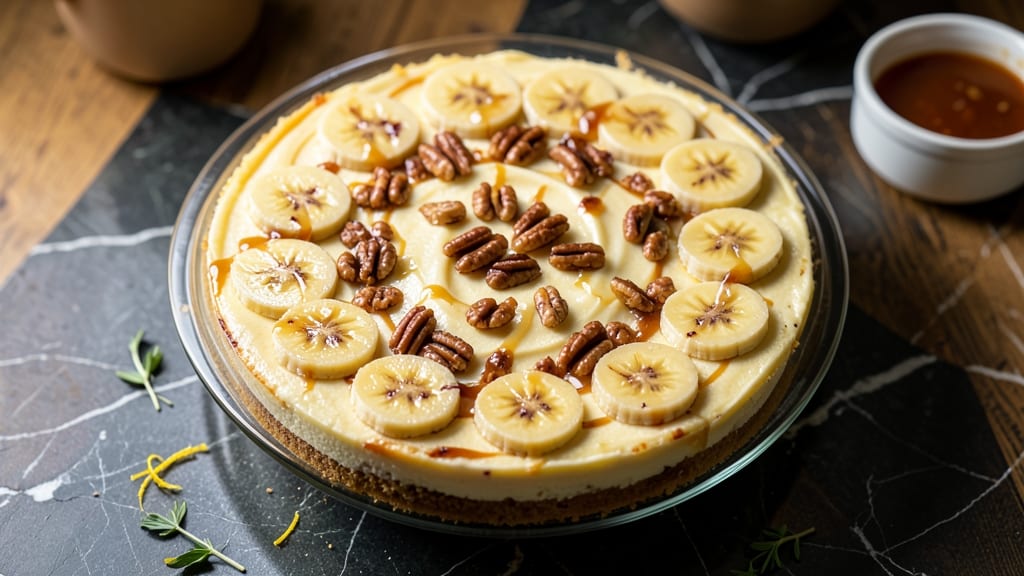 Banana Nut Bread Cheesecake Recipe: Swirled Banana Streusel Meets Creamy Cheesecake Layers