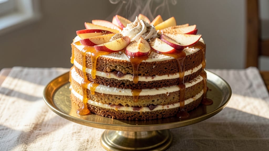 Apple Magic Cake Recipe: One-Bowl Wonder With Spiced Rum Swirl