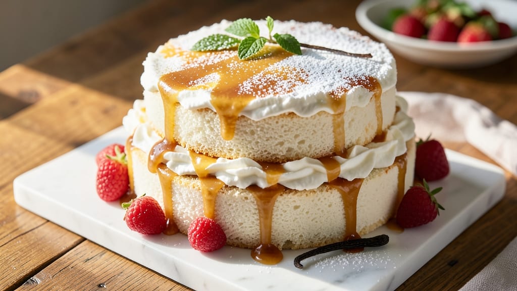 Angel Food Cake Recipe Without Eggs: Fluffy Cloud Texture With Whipped Aquafortis