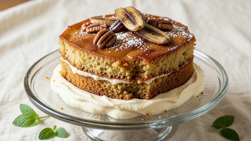 Banana Cake Mix Recipe From Scratch: Homemade Layers With Caramelized Banana Swirl