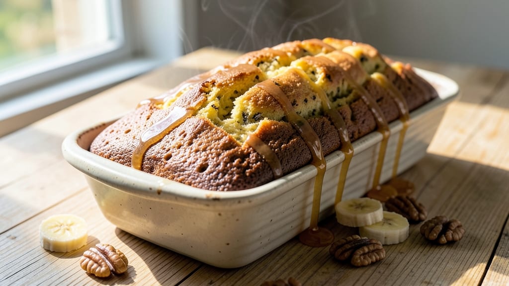 Banana Bread Recipe With Kodiak Cake Mix: Moist Swirls and Streusel Crown Magic