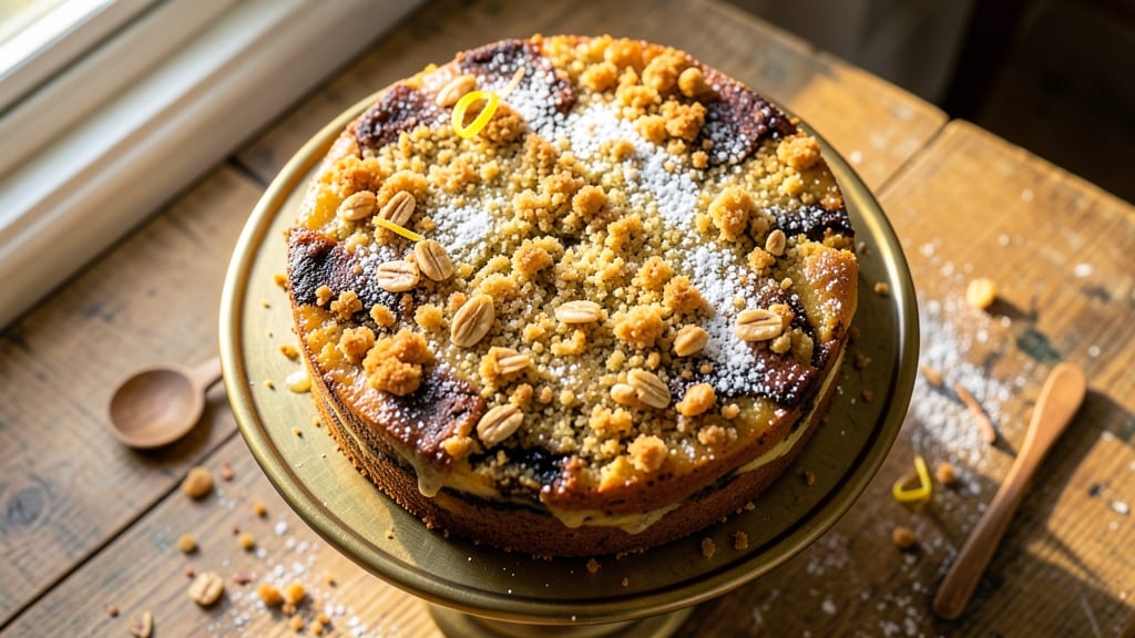 Banana Bread Crumb Cake Recipe: Warm Spice Streusel Hugs Moist Banana Layers
