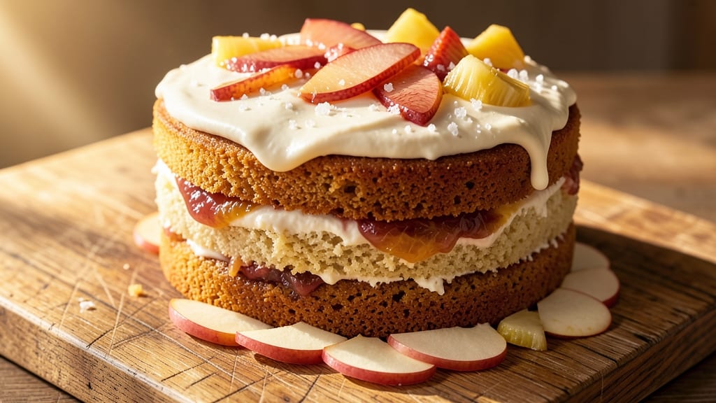 Apple Pineapple Cake Recipe: Tropical Layers With Buttery Streusel Crown