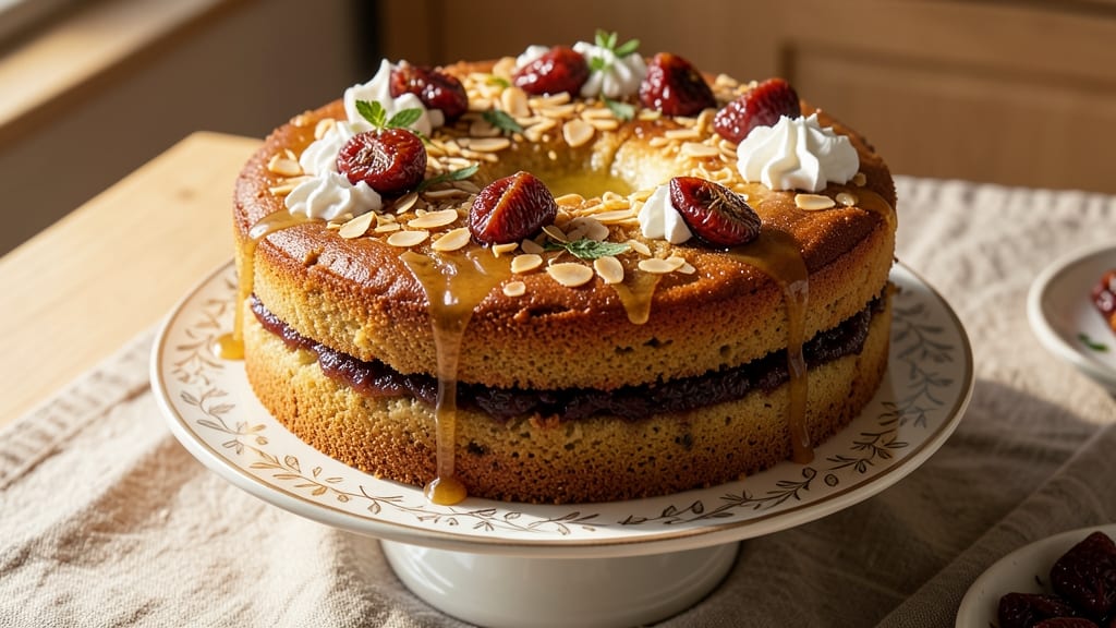 Anjeer Cake Recipe: Date-Stuffed Spice Delight With Nutty Crunch