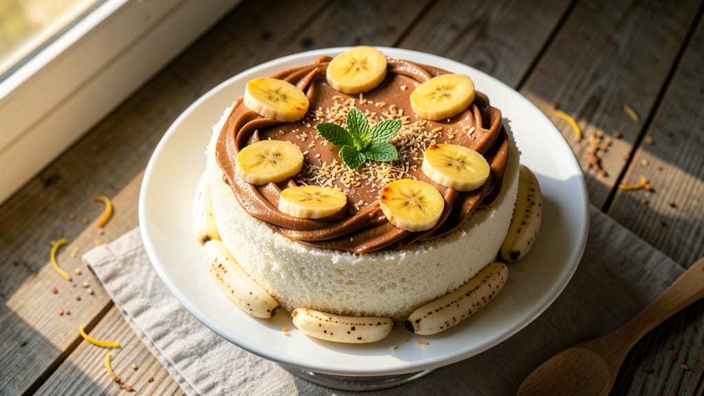 Banana Angel Food Cake Recipe: Light-as-Air Cloud With Banana Swirl Magic