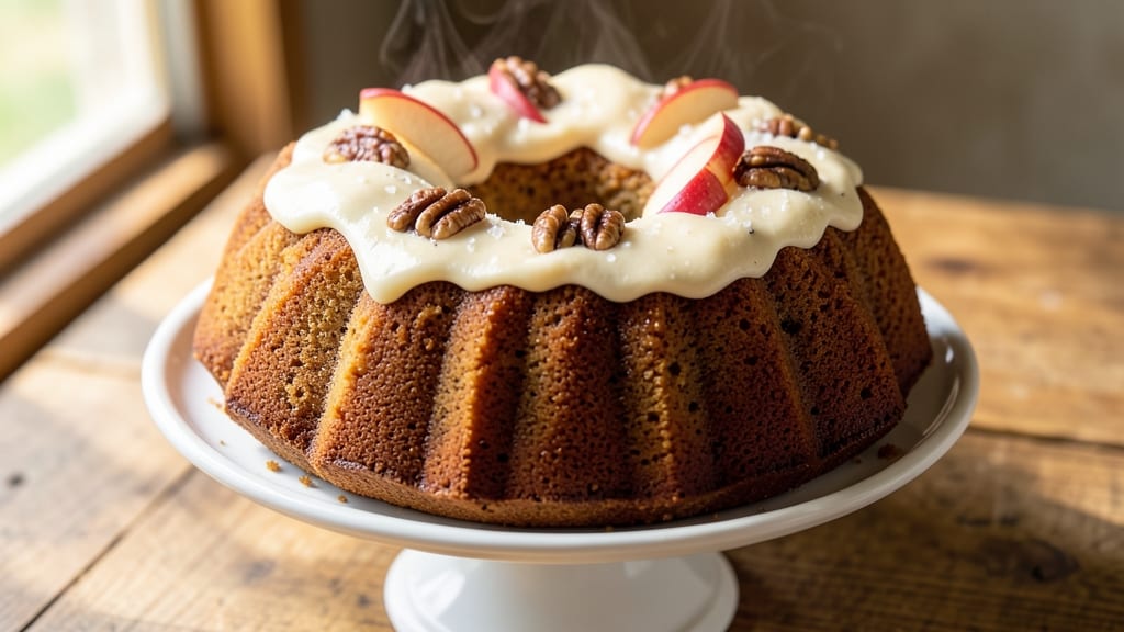 Apple Bundt Cake Recipe Pioneer Woman: Caramelized Apple Streusel Crown Over Moist Layers