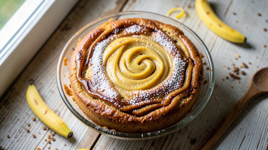 Banana Cake Recipe No Frosting: Warm Spice and Banana Swirl Magic