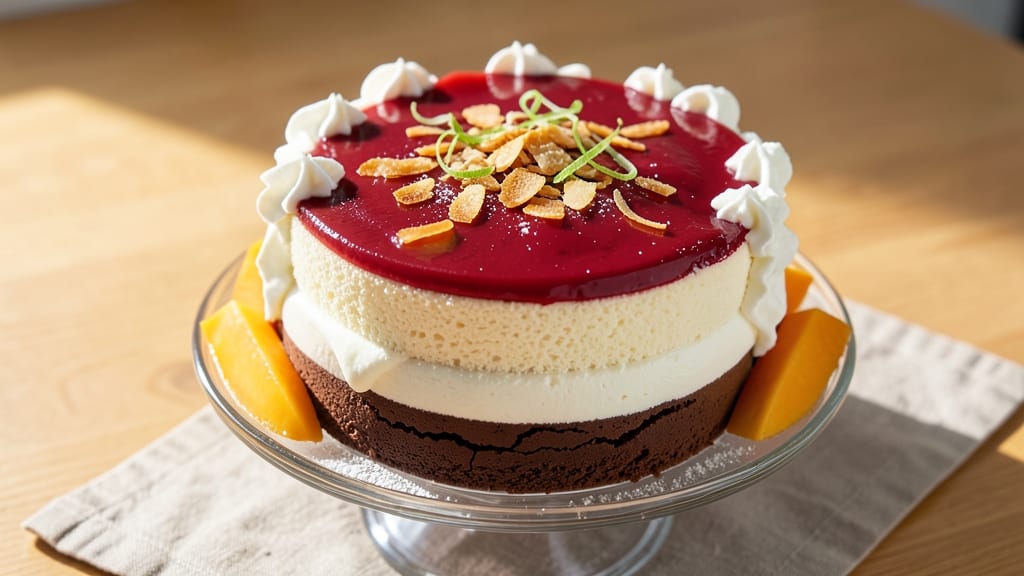 Asian Mango Mousse Cake Recipe: Tropical Layers With Silky Mango Flavor