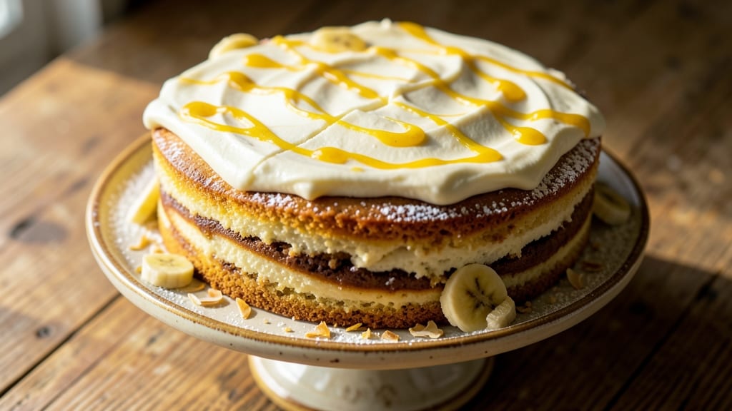 Banana Marble Cake Recipe Moist: Swirled Banana Streusel Magic in One Bowl
