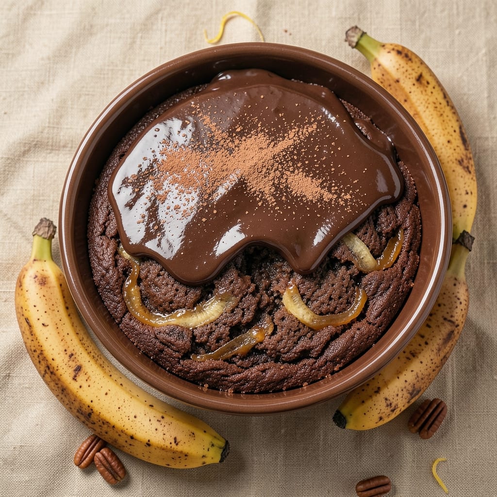 Baking Chocolate Banana Cake Recipe: Deep Cocoa and Caramelized Banana Layers