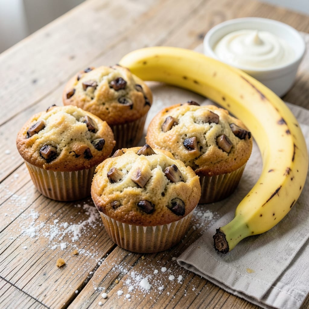 Banana Muffins Recipe With Pancake Mix: Fluffy Pancake-Style Bites in 20 Minutes