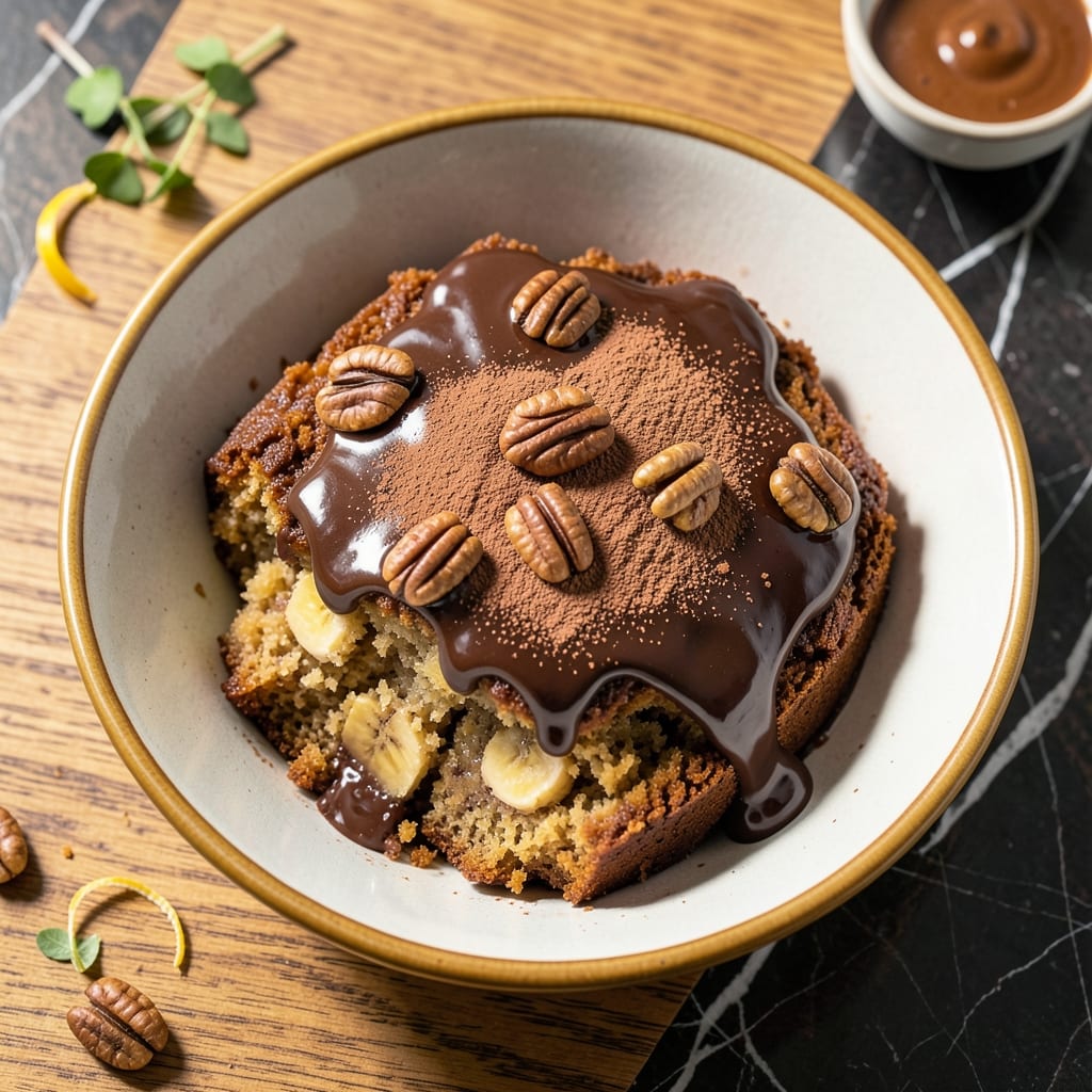 Banana Chocolate Walnut Cake Recipe: Fudgy Swirls and Crunchy Nut Pockets