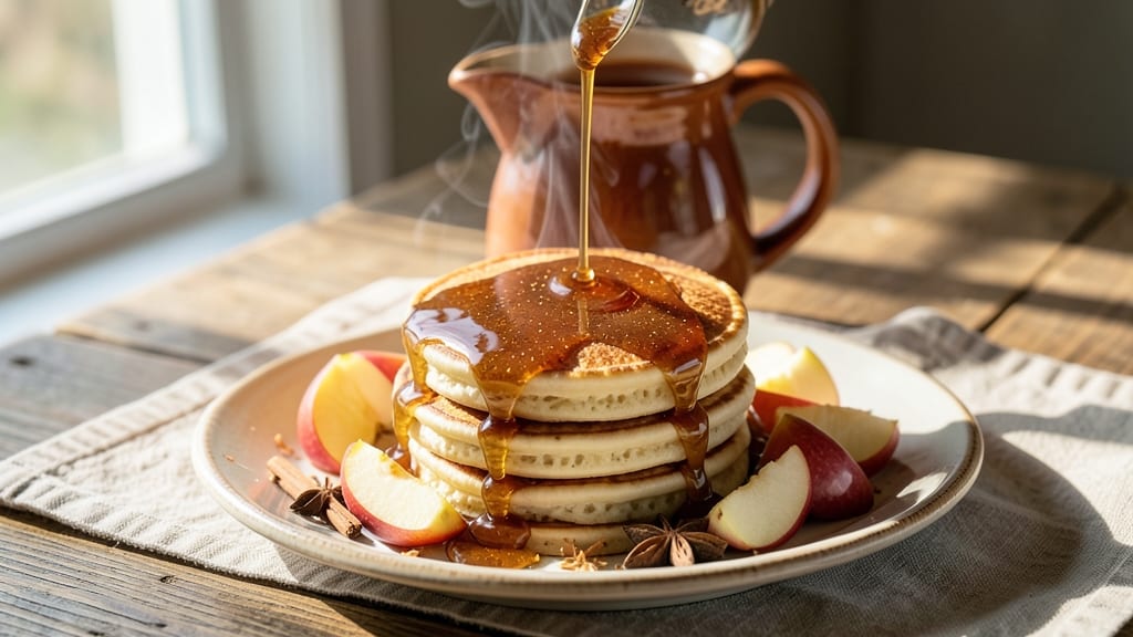 Apple Cider Pancake Syrup Recipe: Spiced Rum-Infused Drizzle for Breakfast Bliss
