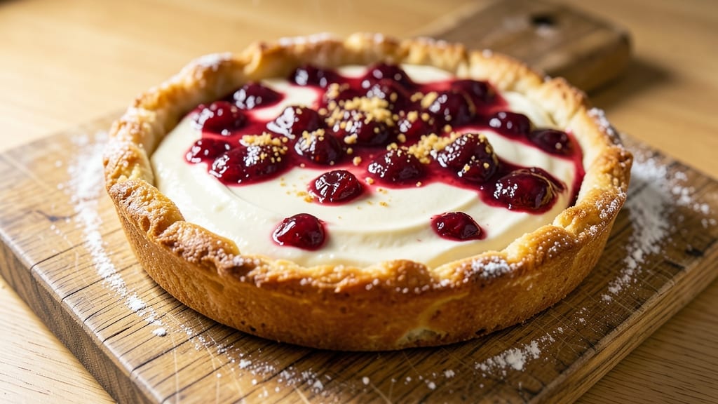 Baked Cherry Cheesecake Pie Recipe: Juicy Cherries and Creamy Layers in One Crust
