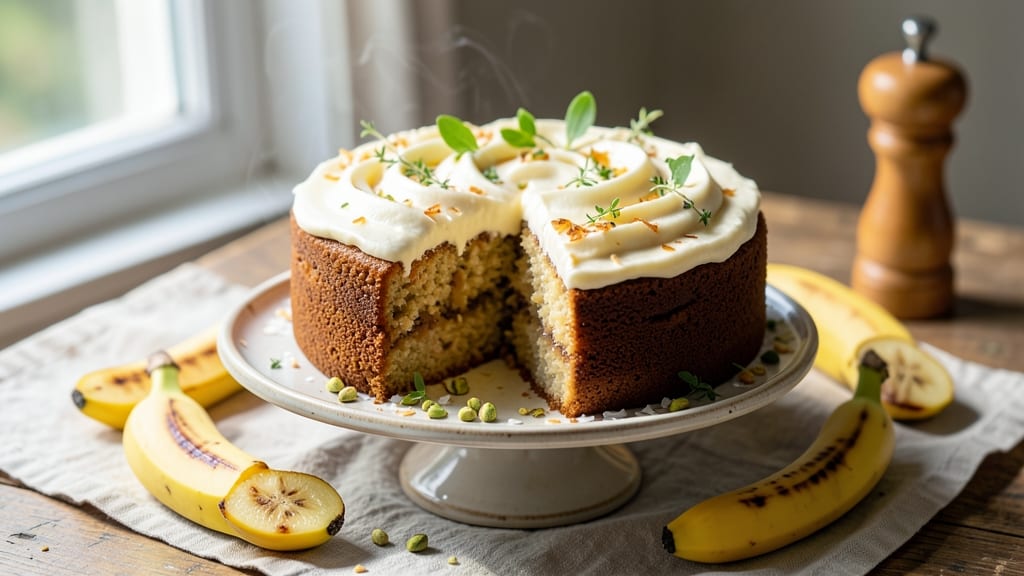 Jamie Oliver's Banana Cake Recipe: Moist Layers with Caramelized Banana Streusel