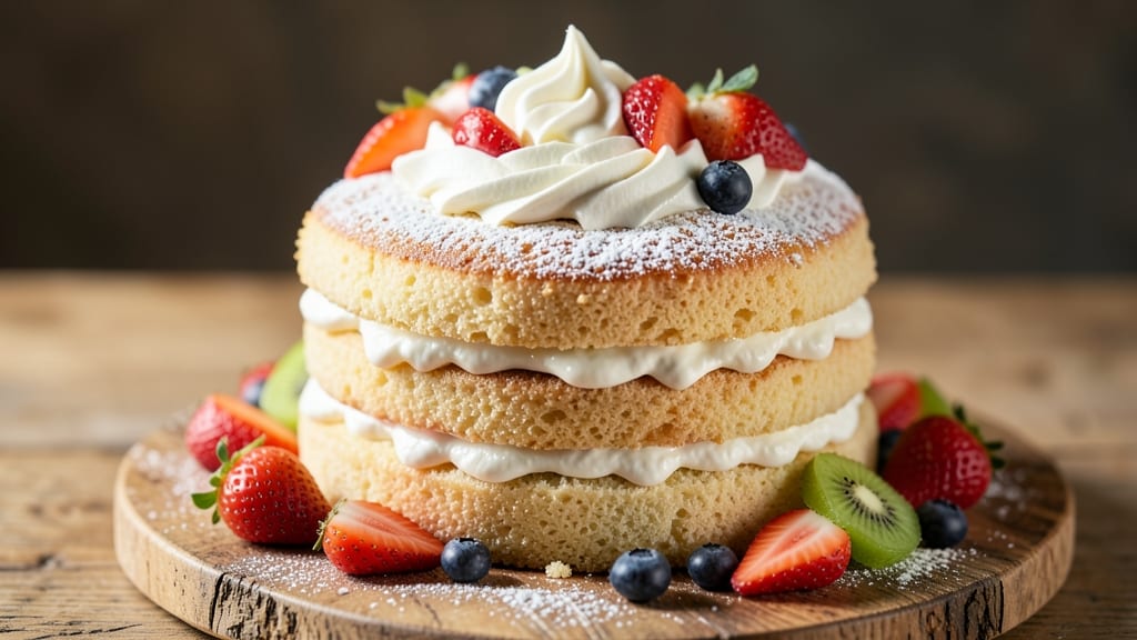 Angel Food Cake Recipe With Fruit and Cool Whip: Light-as-Air Layers Stacked With Bursting Berries