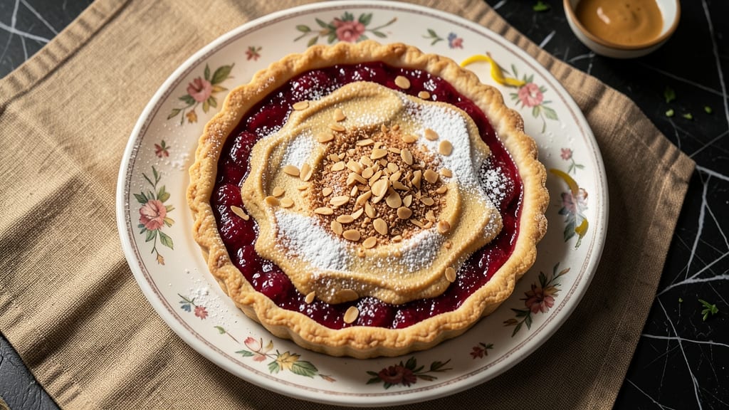 Bakewell Tart Cake Recipe: Jammy Filling and Buttery Crust in One Bowl