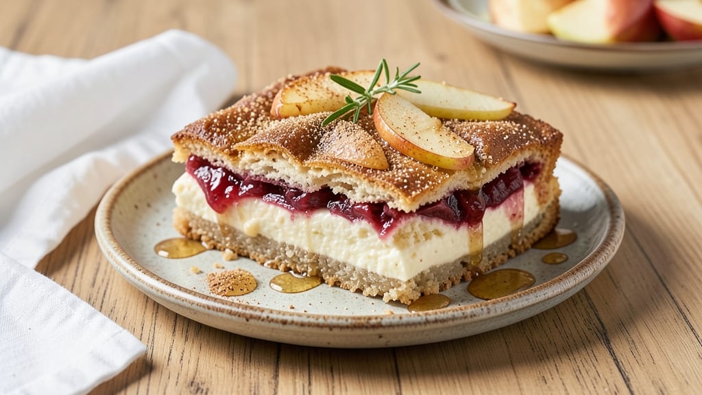 Apple Pie Poke Cake Recipe: Swirled Apple Filling and Vanilla Buttercream Magic