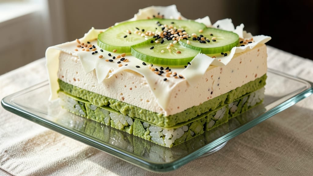 Avocado Sushi Cake Recipe: Fresh Green Layers With Creamy Fillings