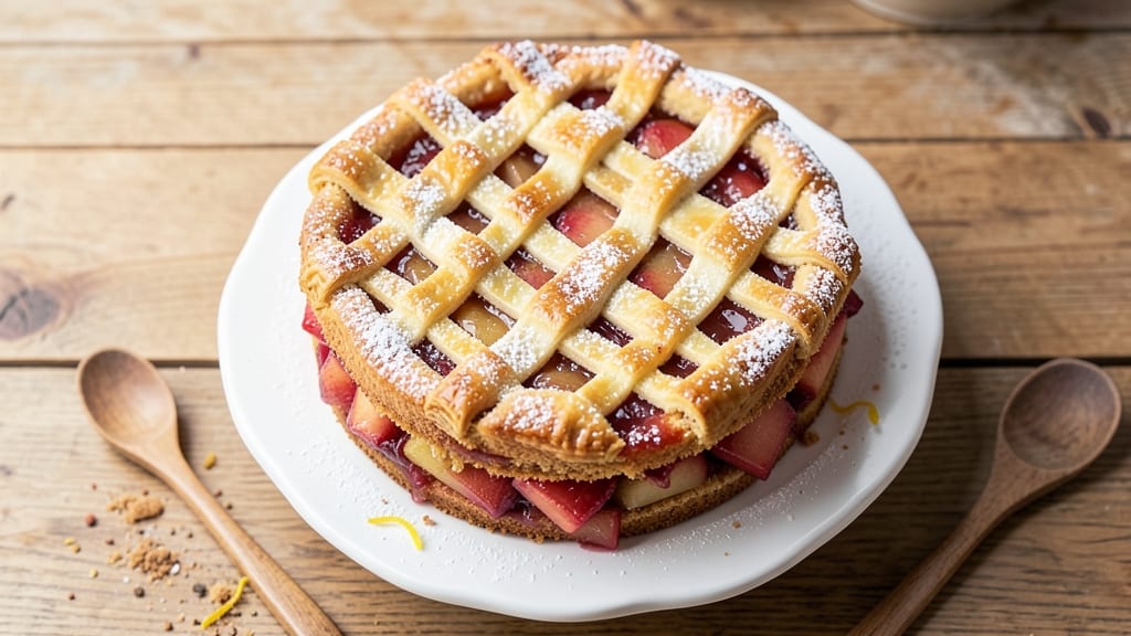 Apple Pie Cake Recipe From Scratch: Homemade Layers With Buttery Streusel Crown