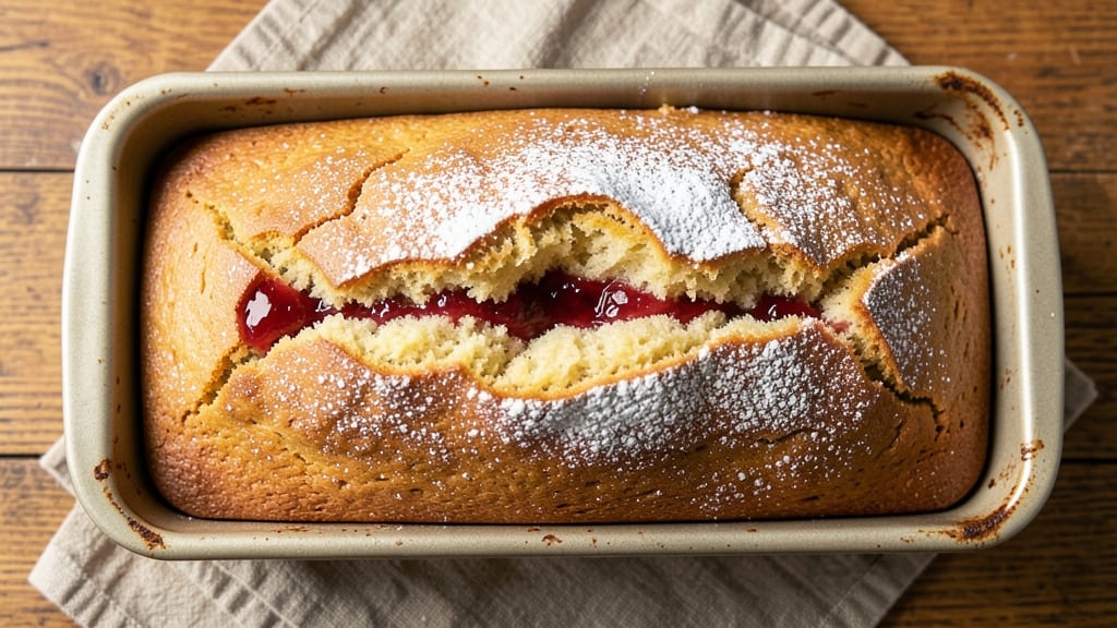 Bakewell Loaf Cake Recipe: Layered Vanilla and Jam Harmony