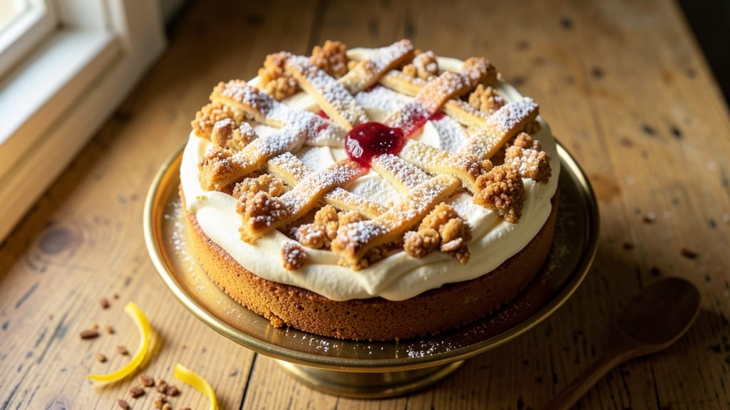 Bakewell Cake Recipe: Buttery Streusel Crown Over Spiced Apple Layers