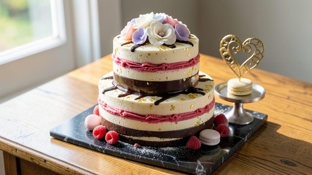 Anniversary Cake Recipe Ideas: Romantic Tiered Elegance With Hidden Vanilla Bean Swirl