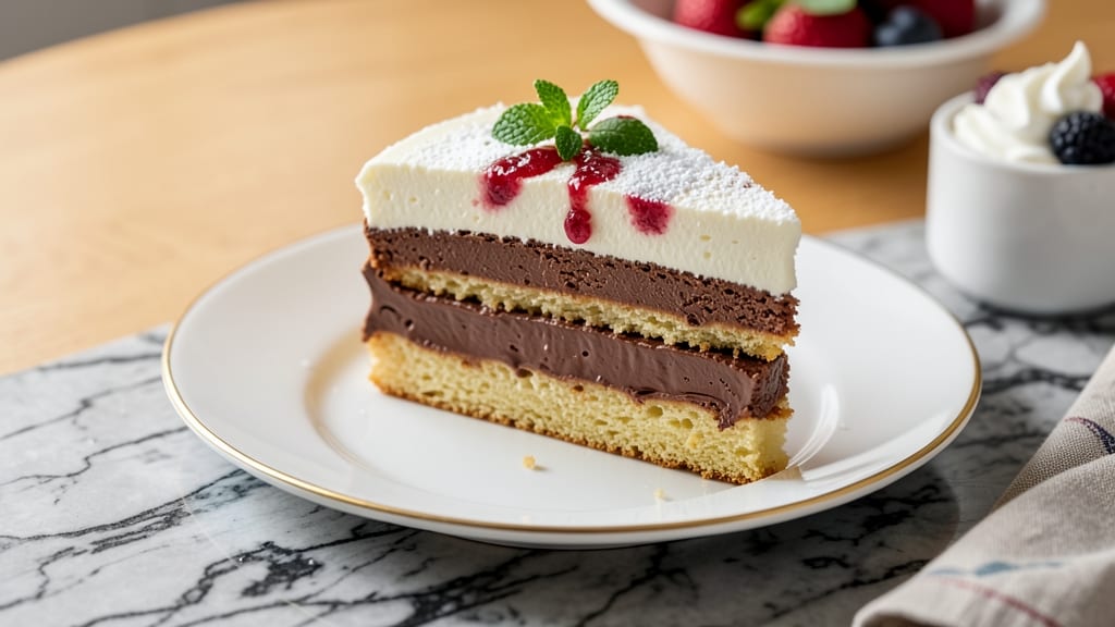 Ark Cake Slice Recipe: Buttery Vanilla Layers with Pecan Streusel Crown