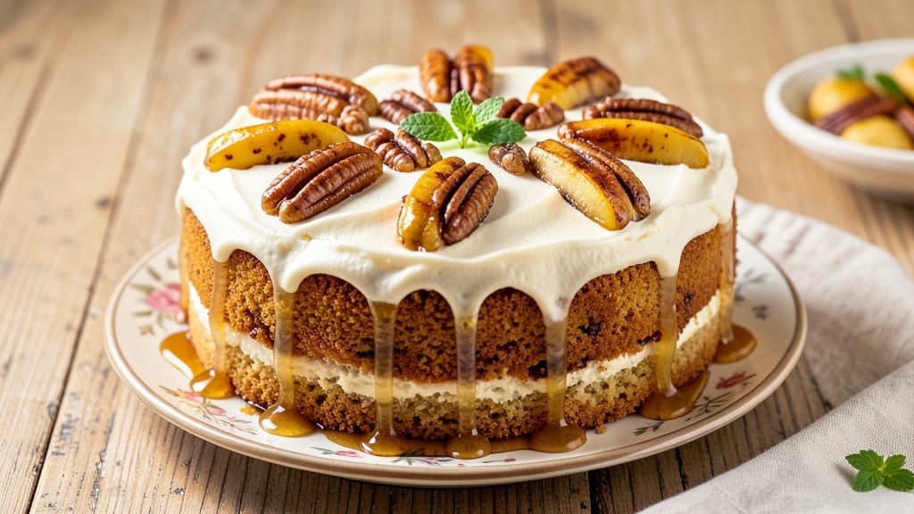 Banana Cake Recipe USA: Classic Moistness With Caramelized Banana Swirls