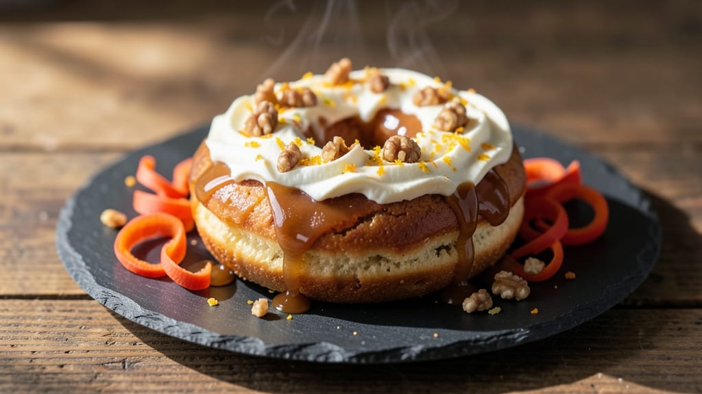 Baked Carrot Cake Donuts Recipe: Spiced Frosting-Dipped Bites