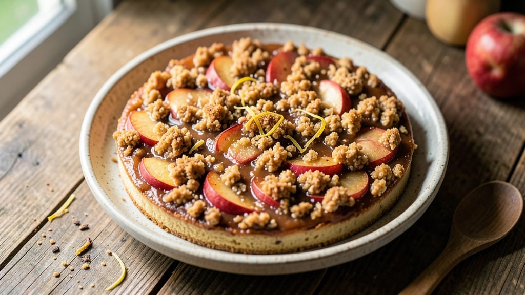 Apple Butter Crumble Cake Recipe: Warm Spice Streusel Hugs Moist Apple Layers