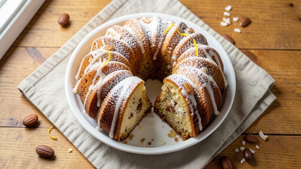 Almond Joy Bundt Cake Recipe: Coconut-Caramel Swirl That Melts in Minutes
