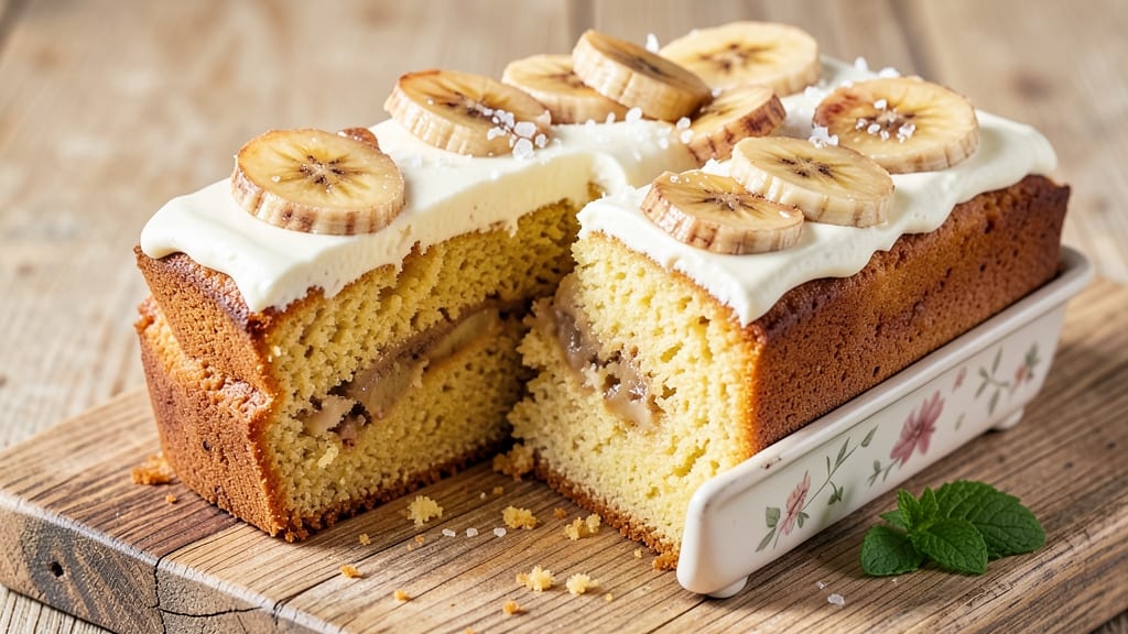 Banana Cake Recipe Made With Yellow Cake Mix: Moist Layers and Caramelized Banana Swirl